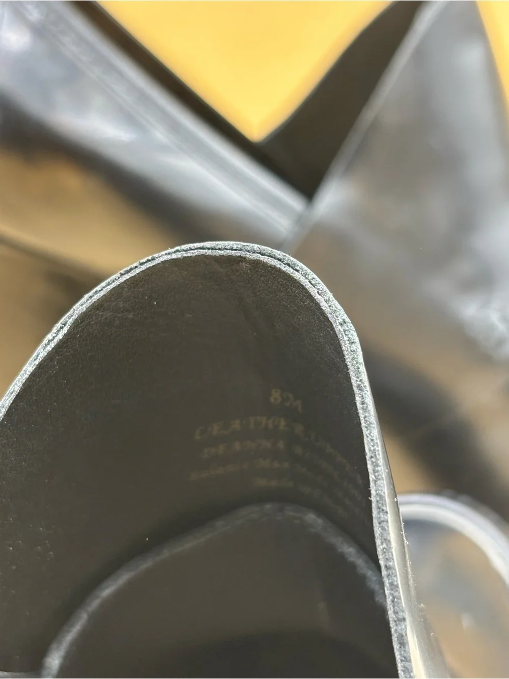 Sam Edelman Classic Black Leather Slip-On Platform Loafers